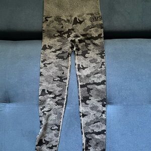 GymShark Gray Camo Leggings